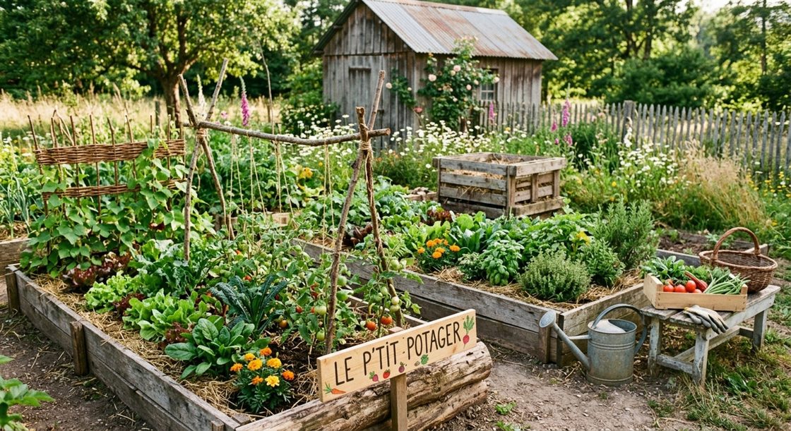 Un potager collaboratif associatif