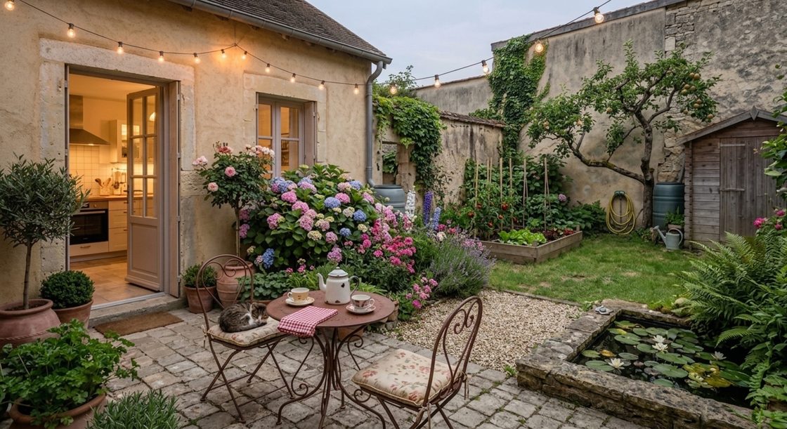 Un petit jardin de ville